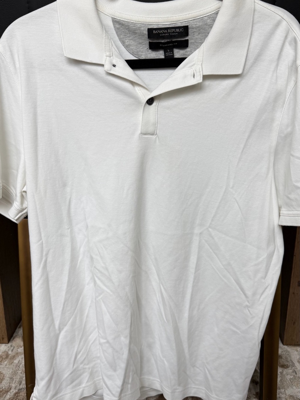 Banana Republic Men’s White Polo Shirt